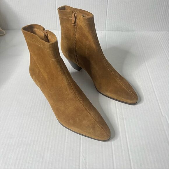 MAJE Flika Suede Ankle Boots - Tan New in box size 37 - Picture 10 of 12